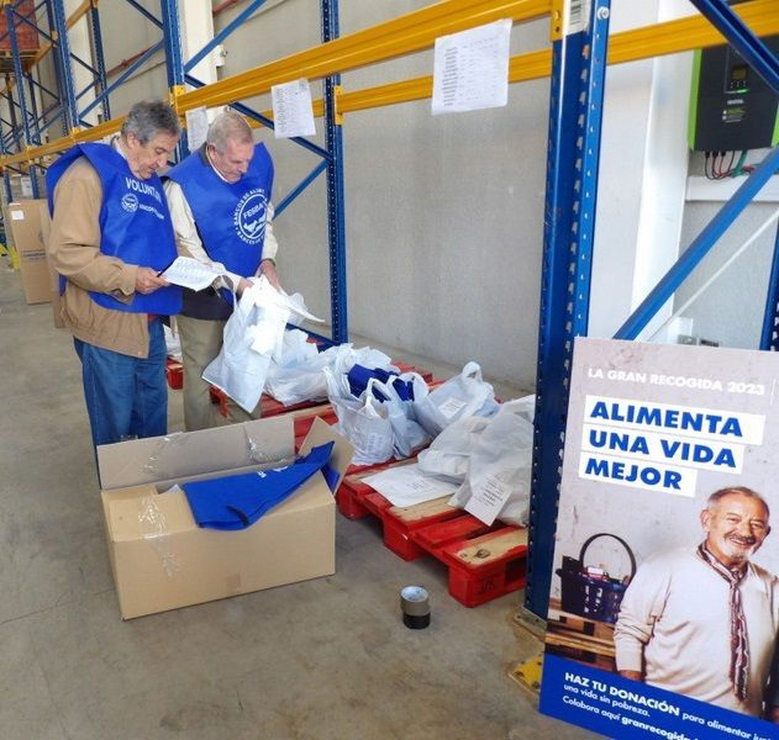 Voluntarios del Banco de Alimentos de Córdoba.