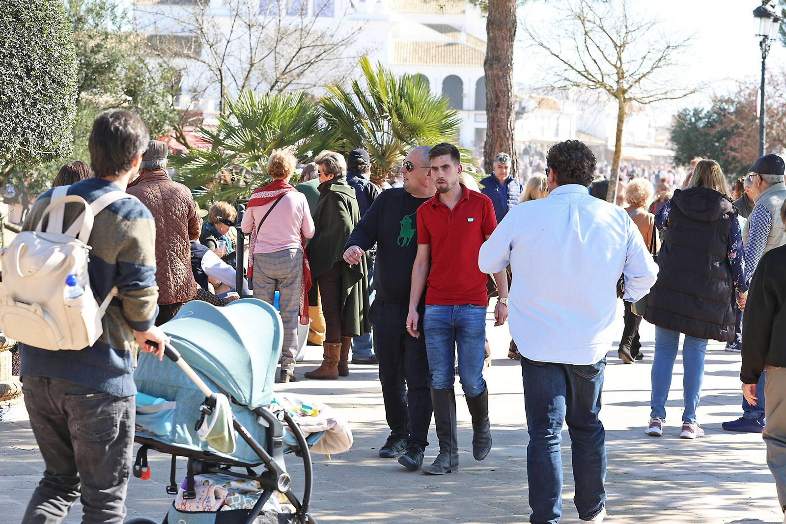 Imágenes del ambiente en la aldea del Rocío en la Candelaria 2024
