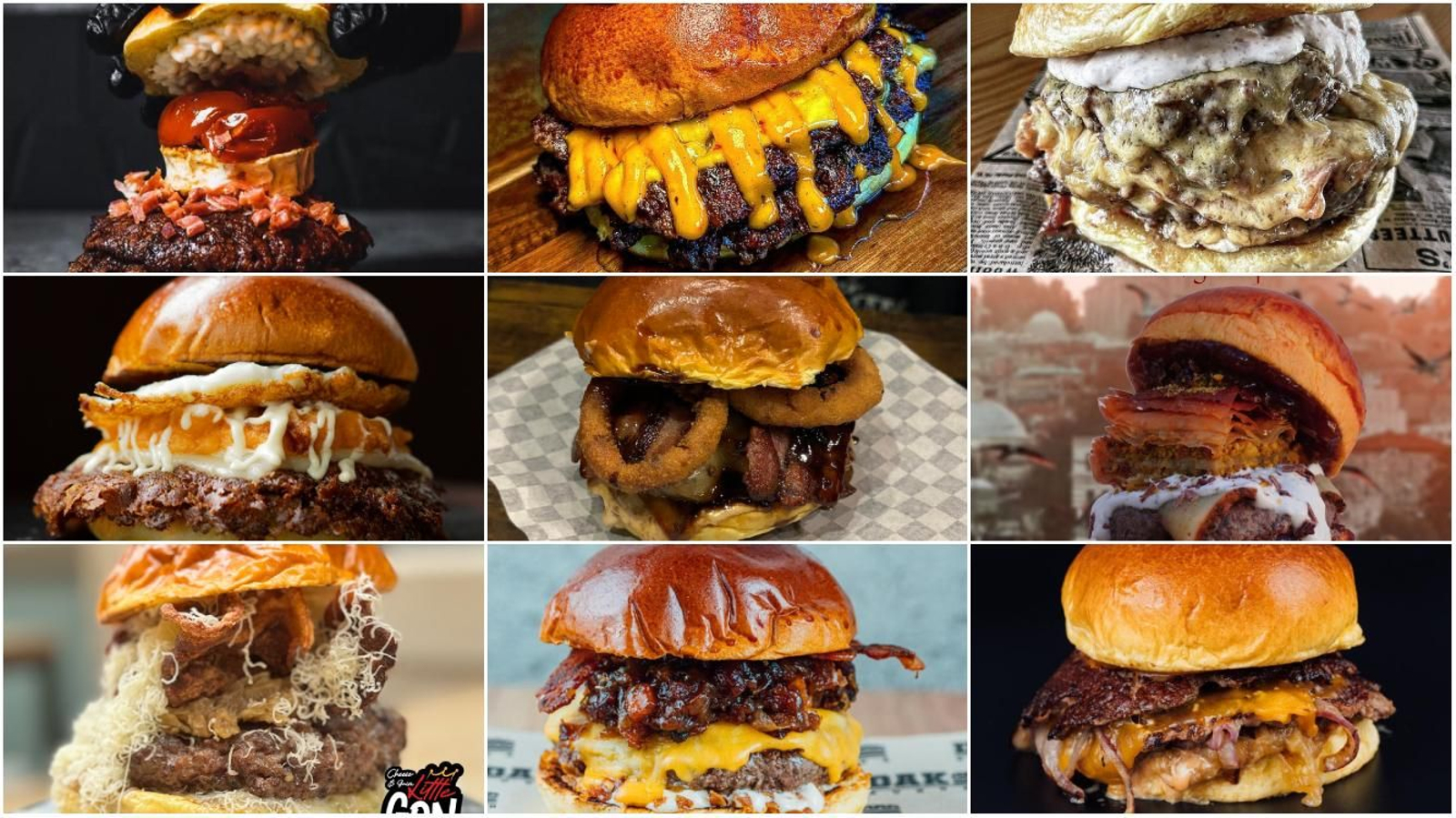 Las 9 hamburguesas de Málaga que compiten por ser la mejor de España.