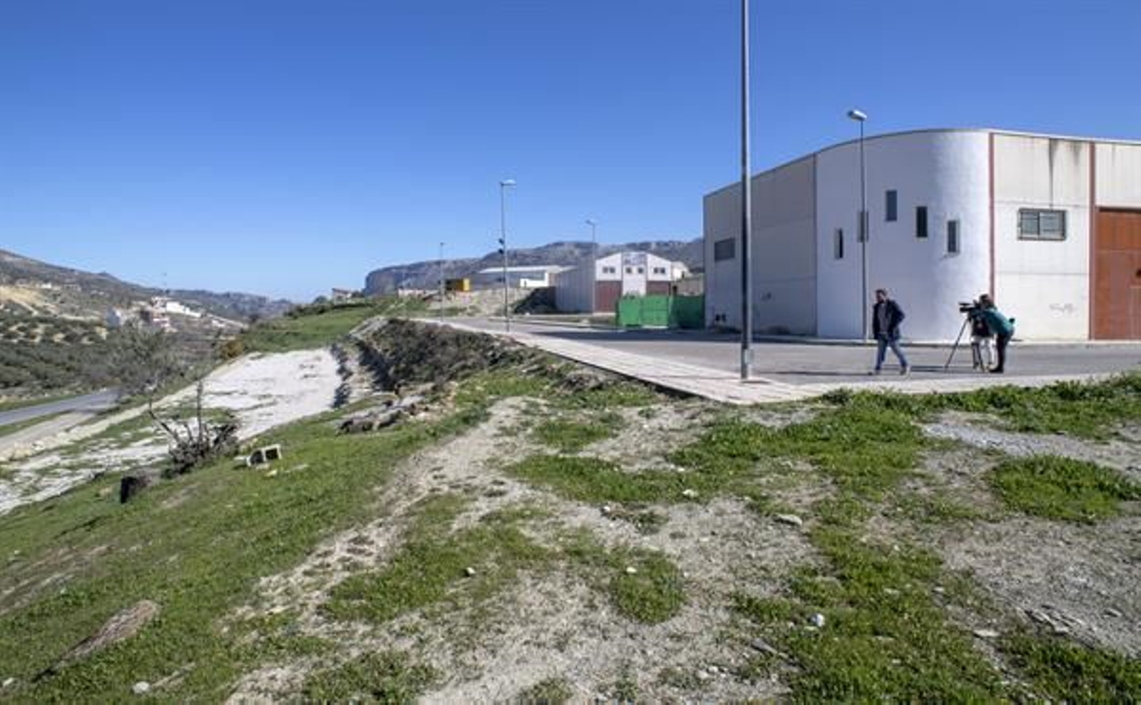 Imagen de la zona en el polígono industrial de Los Villares donde presuntamente cinco jóvenes agredieron sexualmente a dos menores de 16 años.