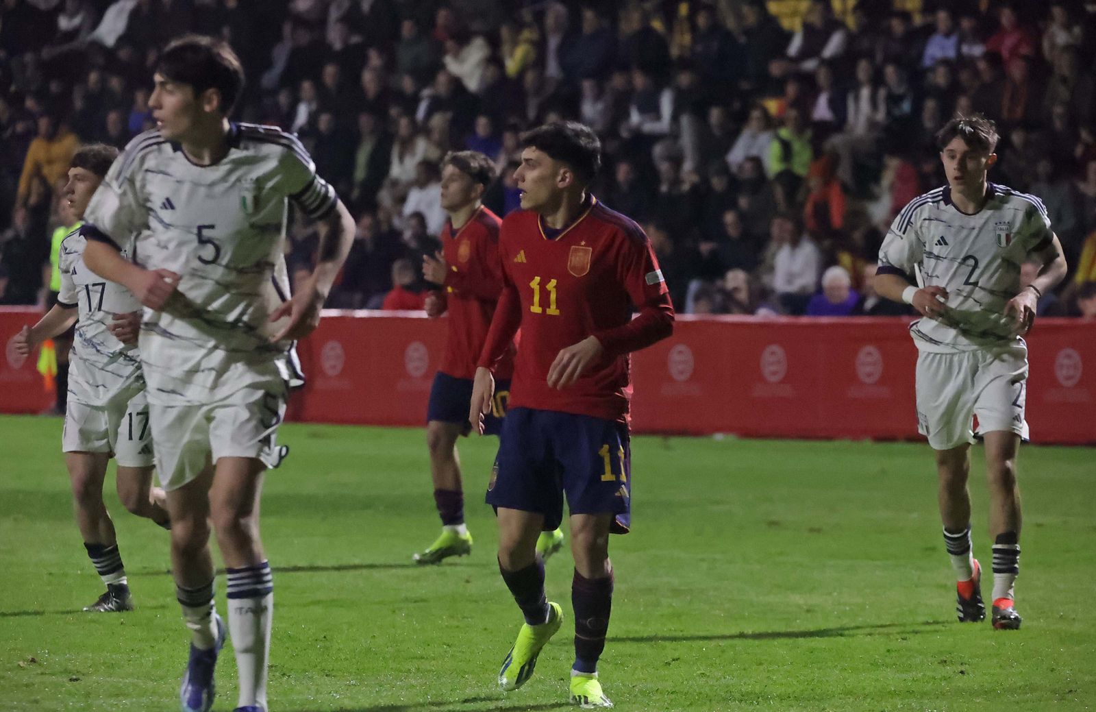 Las mejores fotos del España - Italia sub-17: Camarda, Oyono, Iago y Reyes en Los Barrios