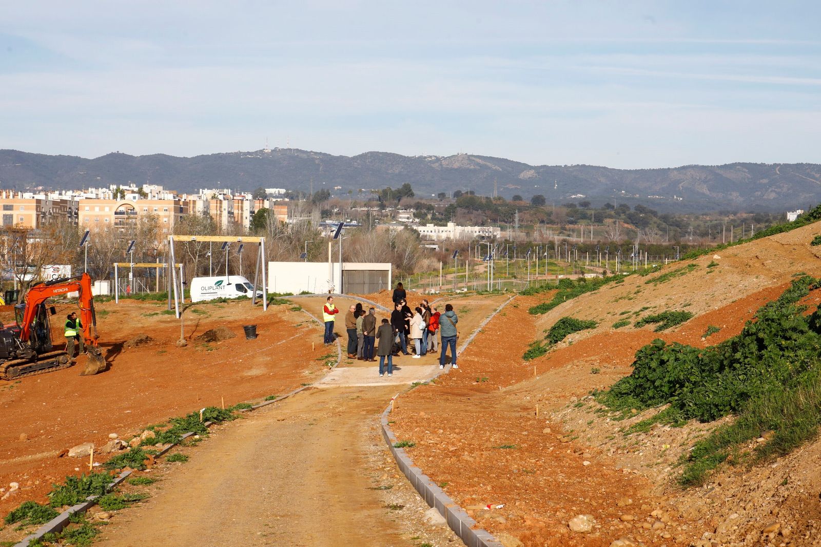 Así avanzan las obras de la segunda fase del parque de Levante de Córdoba, en imágenes
