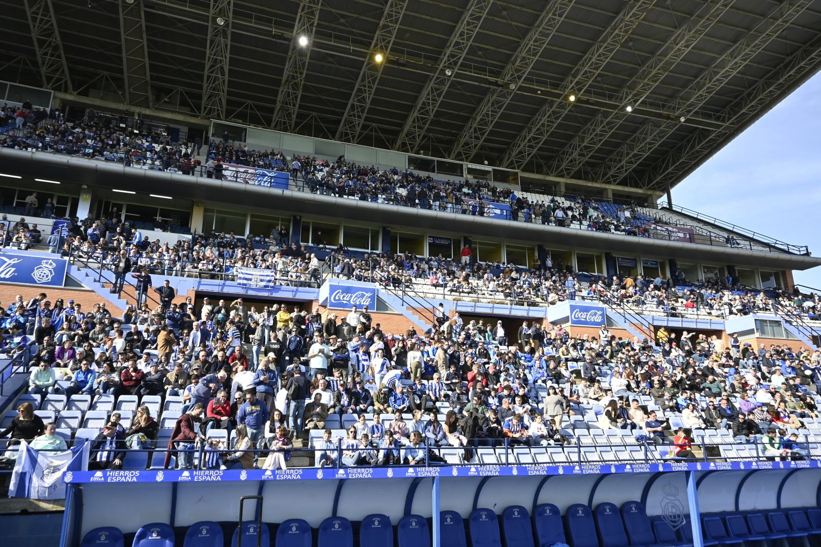 Imágenes de ambiente del partido Recre - Melilla