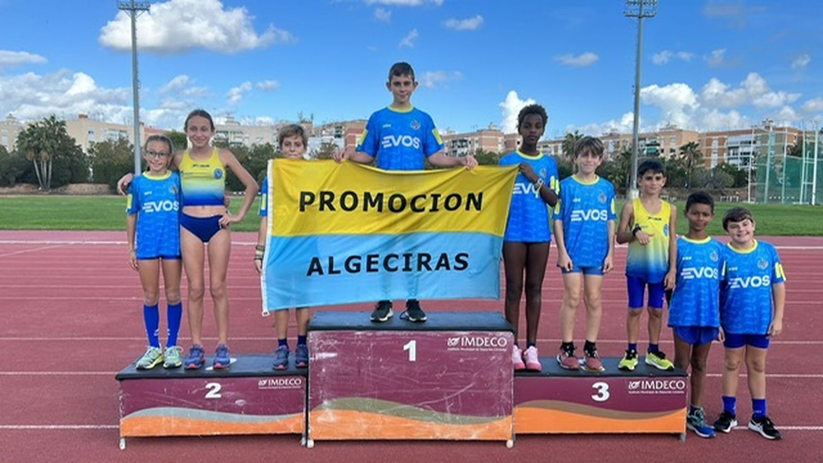 Los medallistas del Bahía, en Córdoba