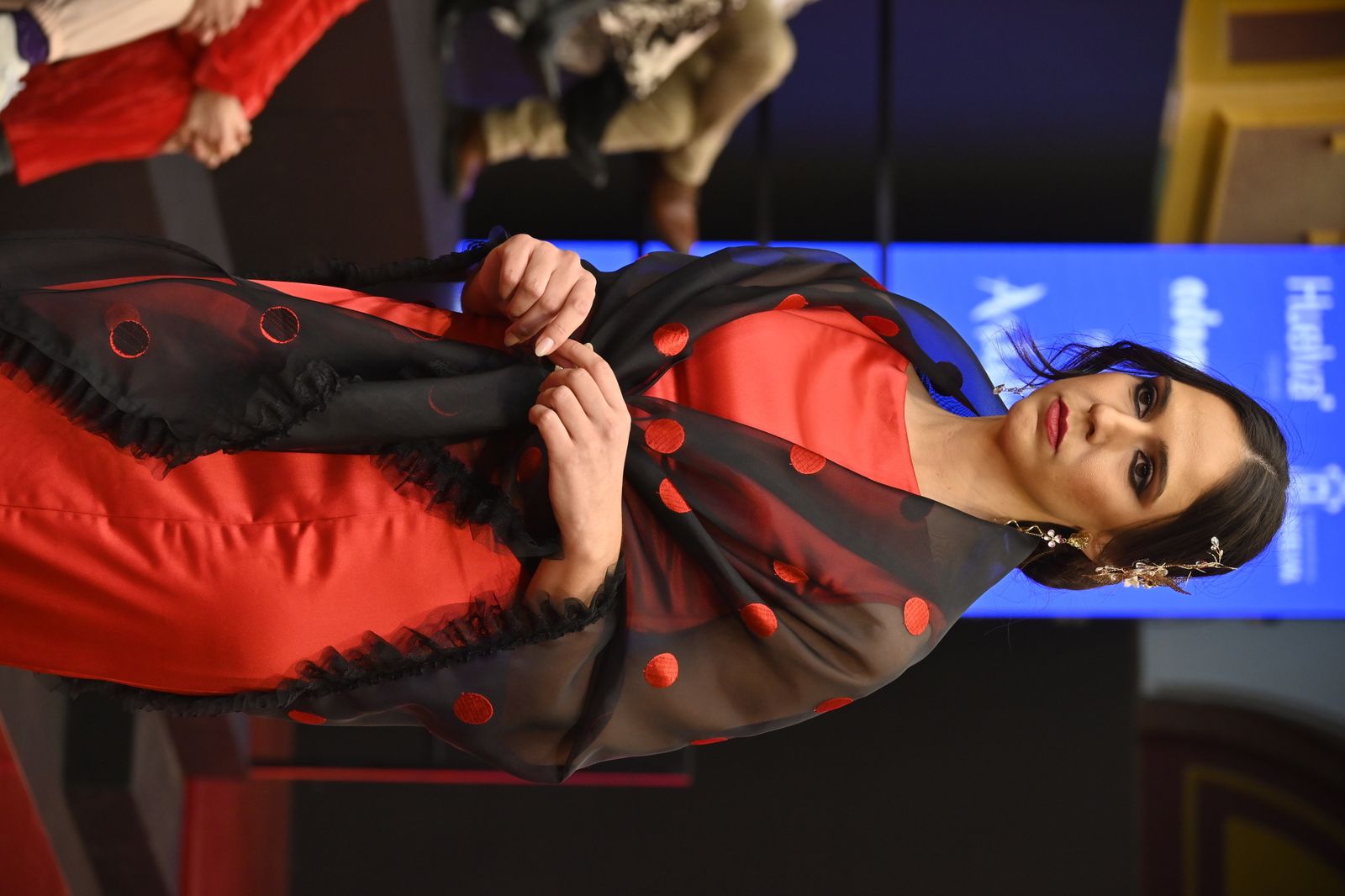 Imágenes del segundo día  de pasarela Huelva Flamenca