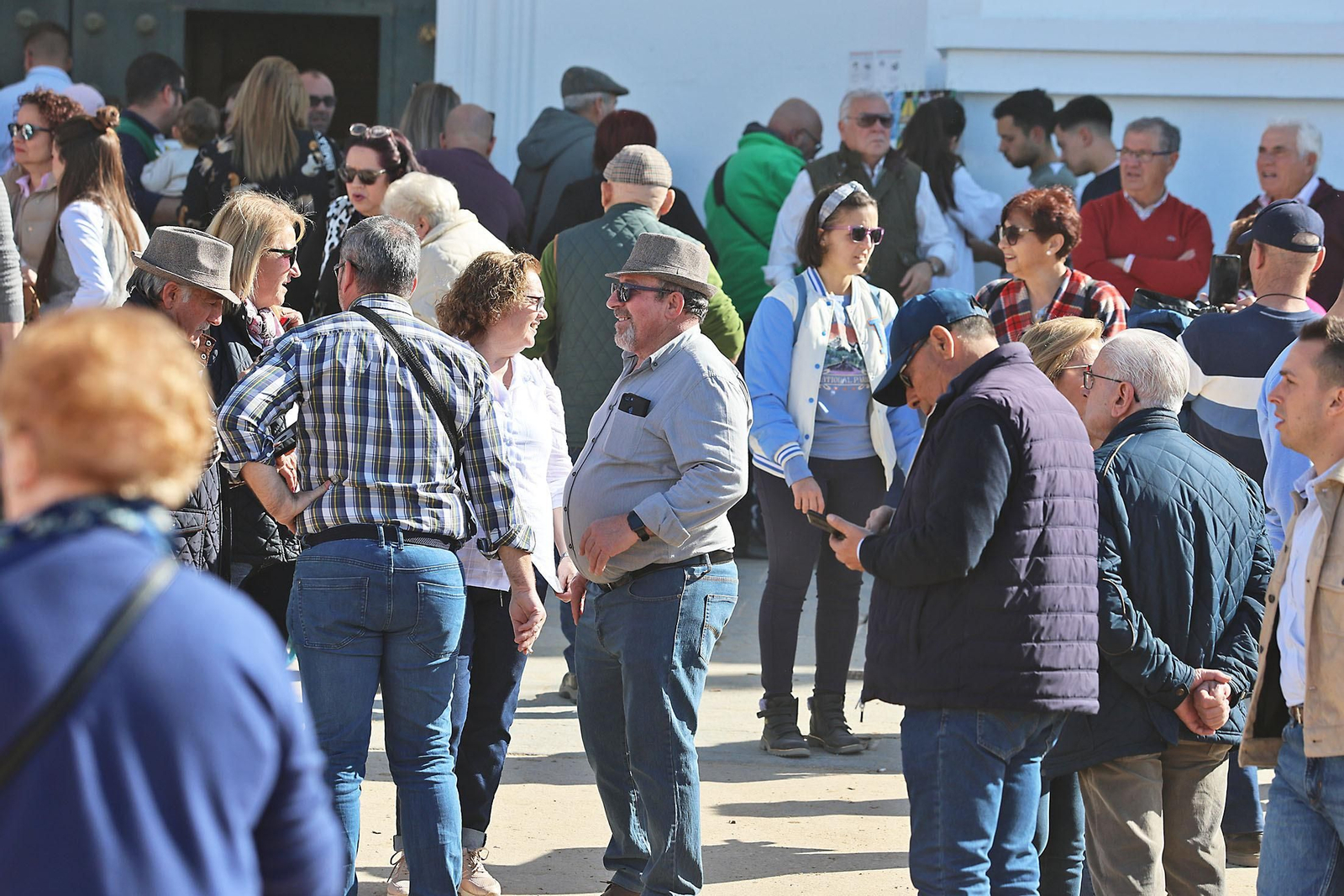 Imágenes del ambiente en la aldea del Rocío en la Candelaria 2024