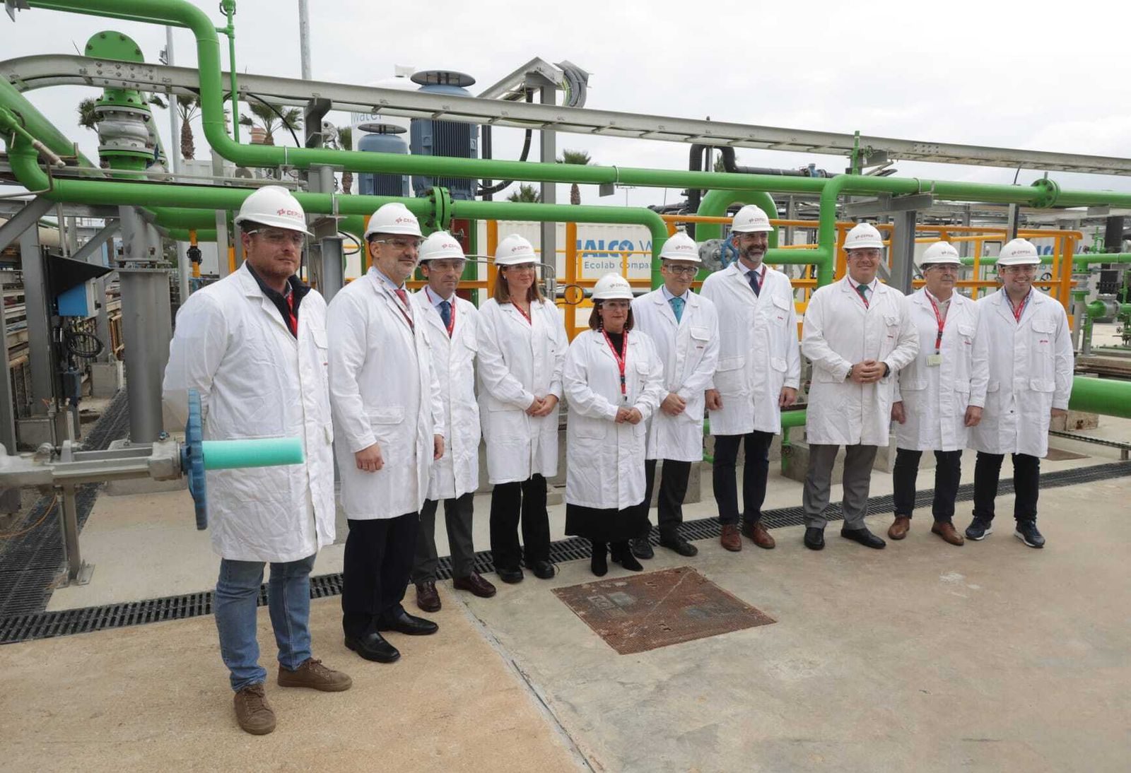 La visita del consejero Rodríguez-Pacheco a Cepsa, este miércoles.