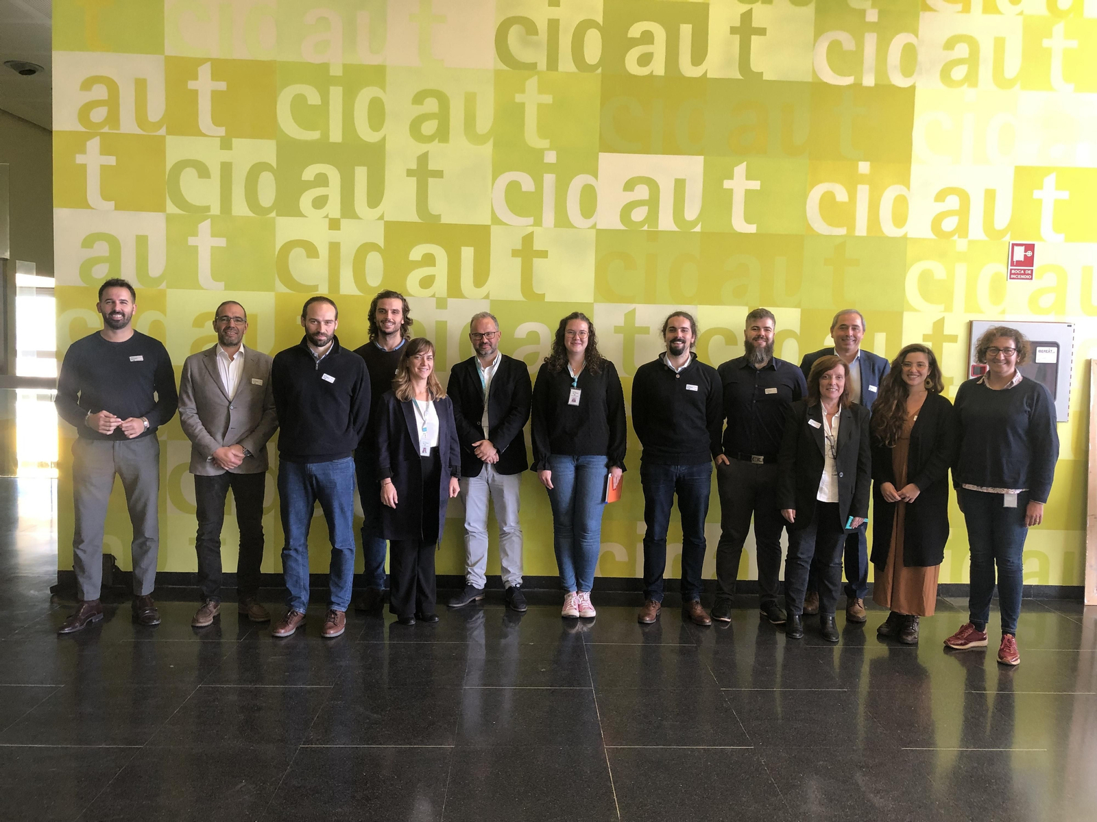 Socios del proyecto Interreg Aihre.