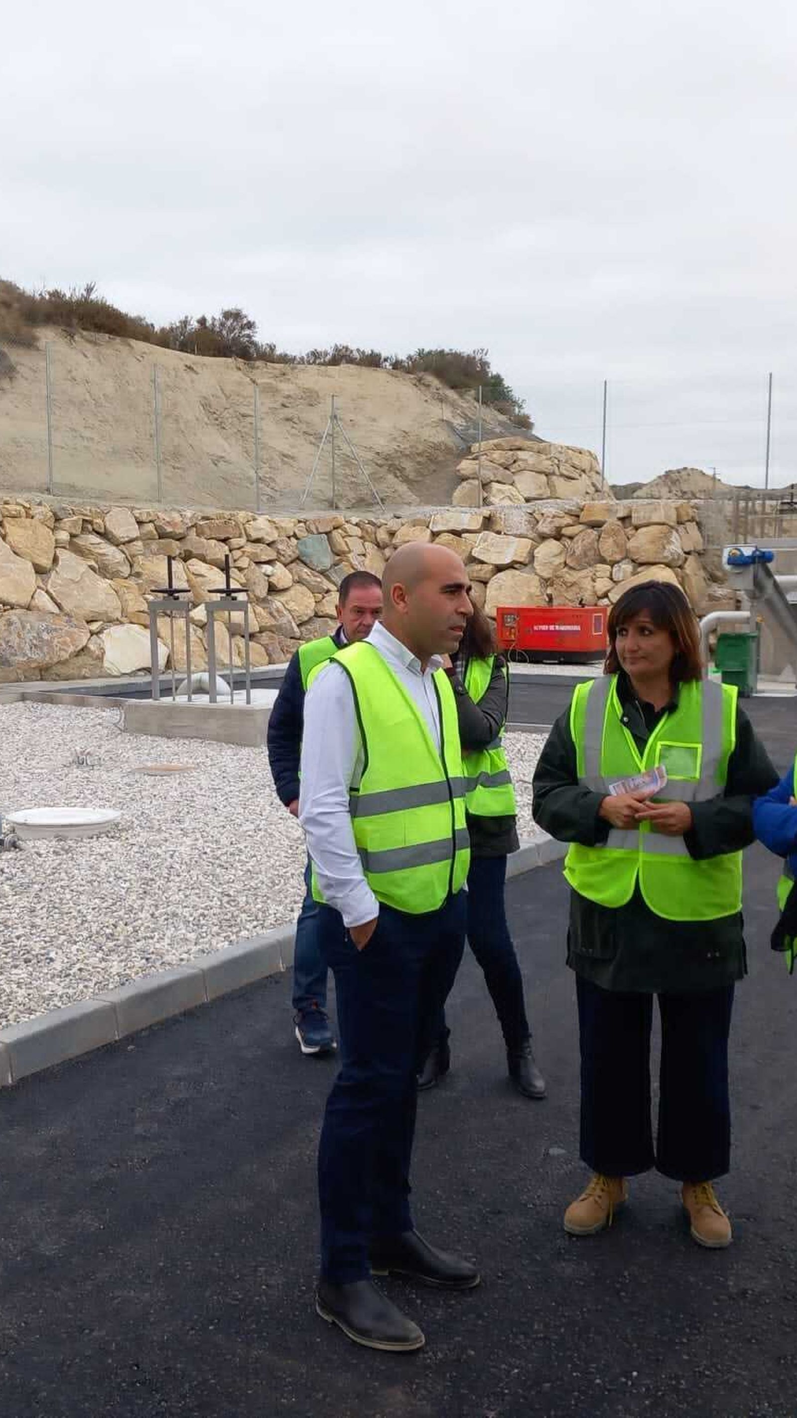 Visita institucional a la EDAR de Partaloa.