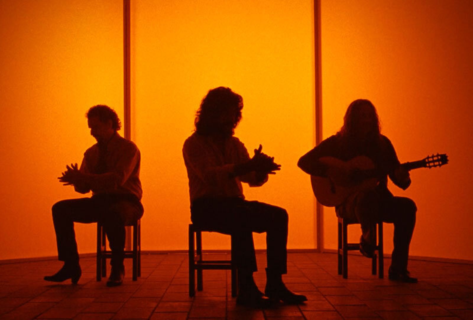 Un plano del anuncio con Camarón.