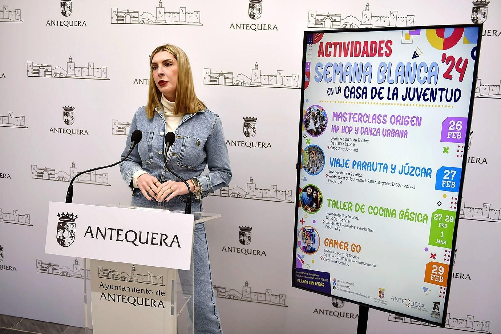 Presentación del programa de actividades para Semana Blanca.