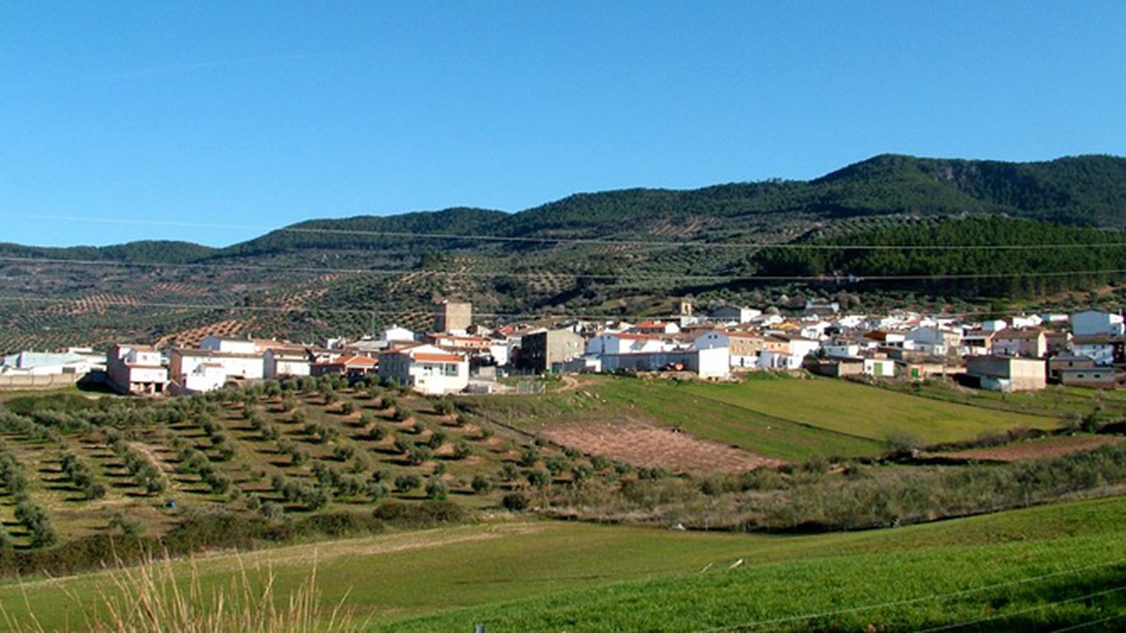 Panorámica de Génave, en la comarca de la Sierra de Segura