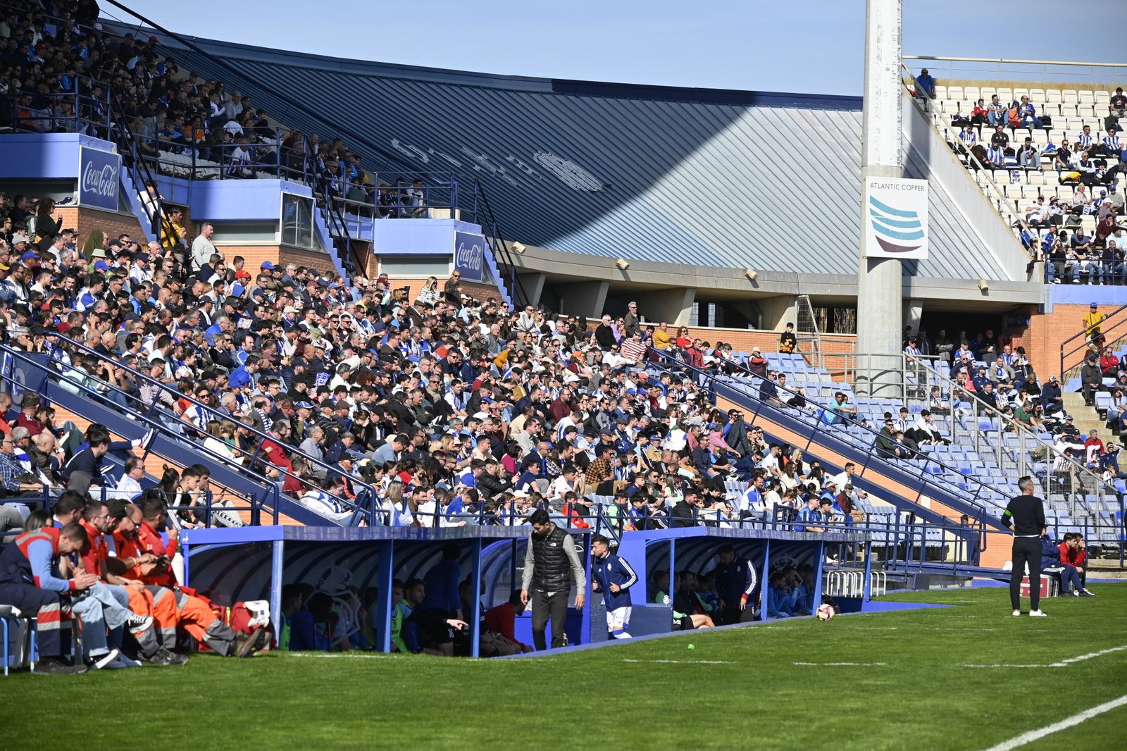 Imágenes de ambiente del partido Recre - Melilla