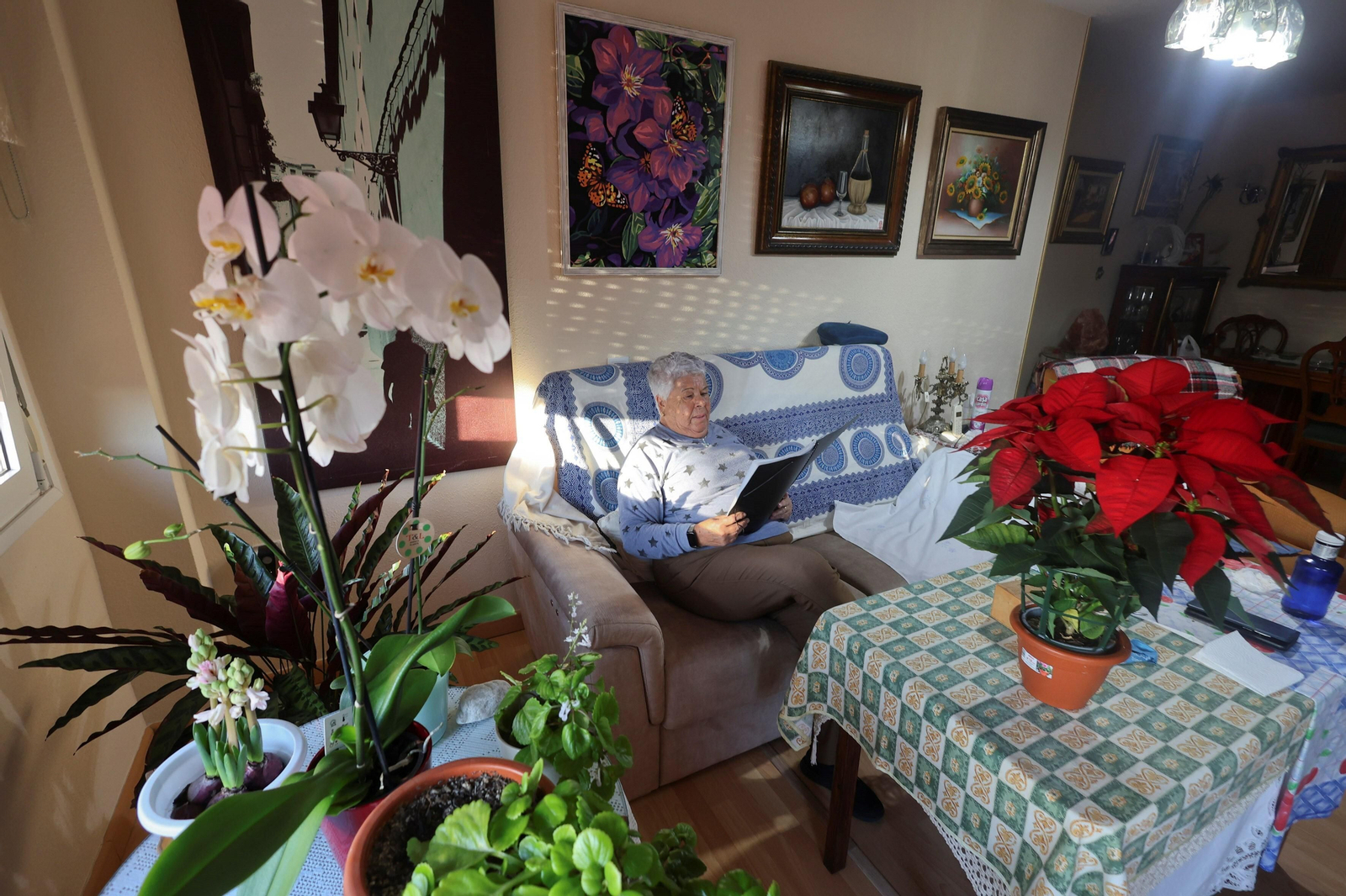 Carmen es una persona mayor que durante los últimos años hace su vida en solitario.