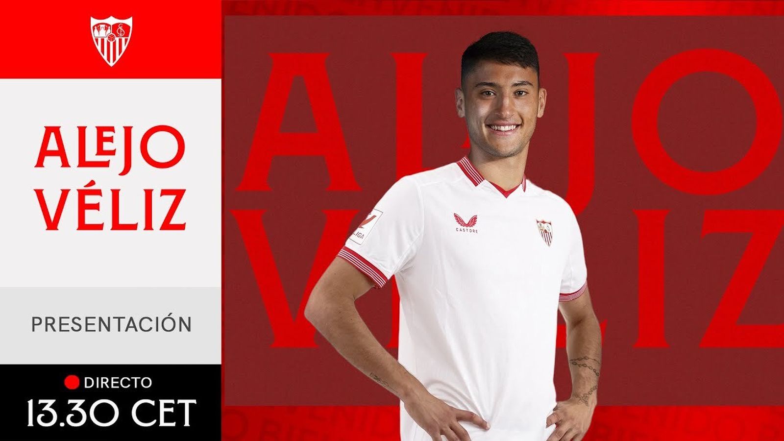 Sevilla FC: Sigue en directo la presentación de Alejo Véliz