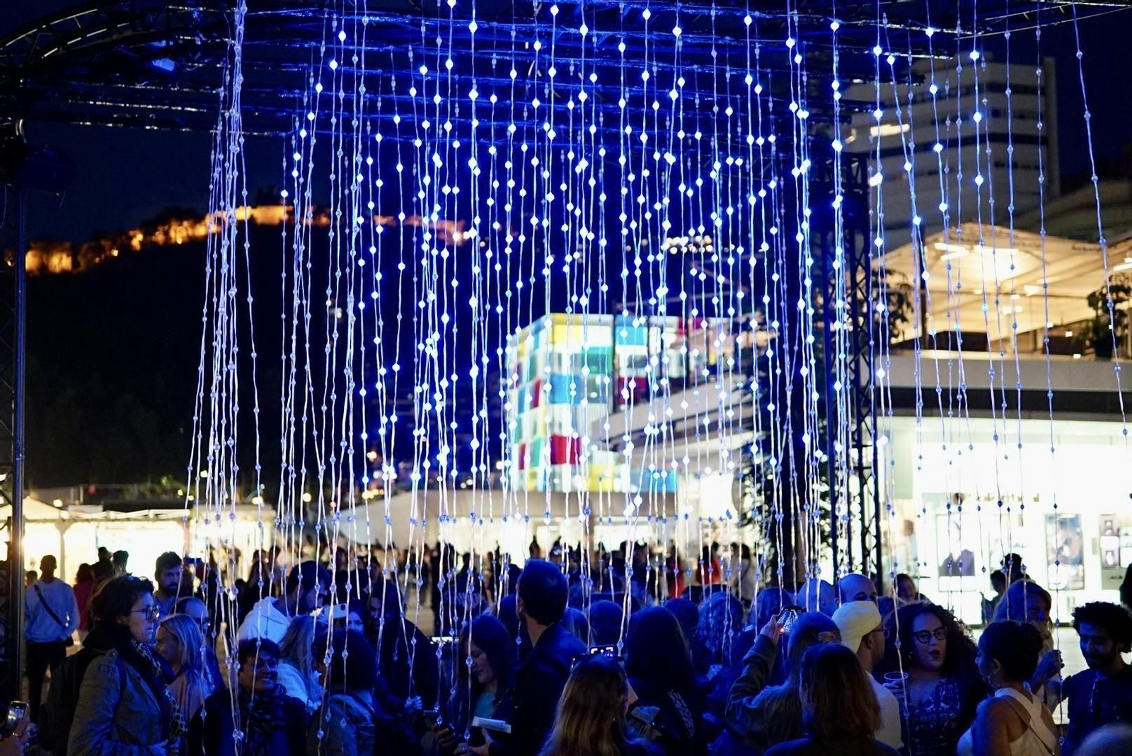 Un instante de la Noche en Blanco de 2023.