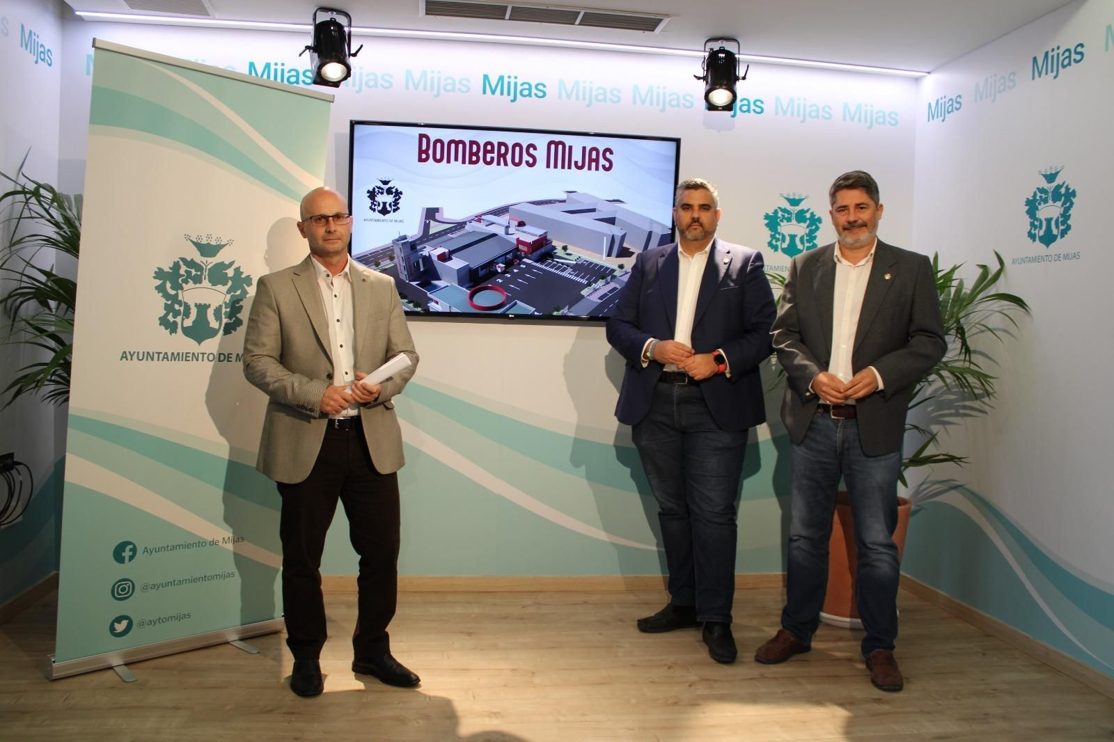 De izquierda a derecha, José Carlos Martín, Josele González y Roy Pérez.