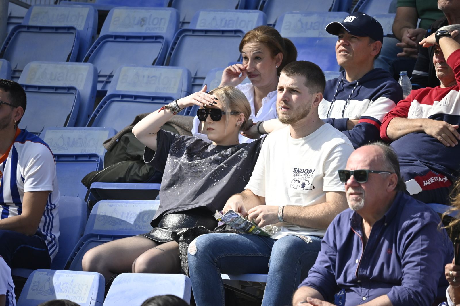 Imágenes de ambiente del partido Recre - Melilla