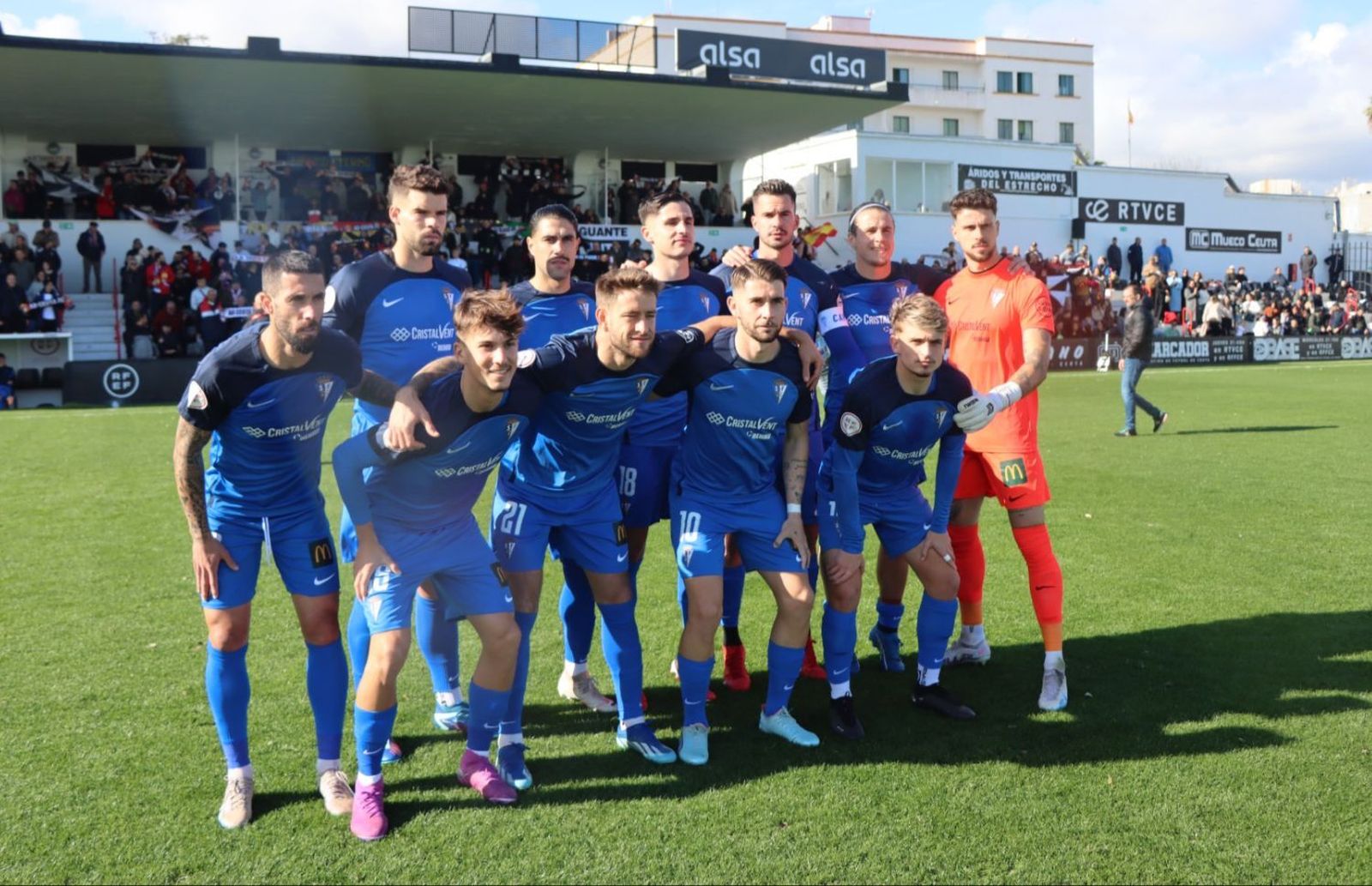 El once del San Fernando la pasada jornada.