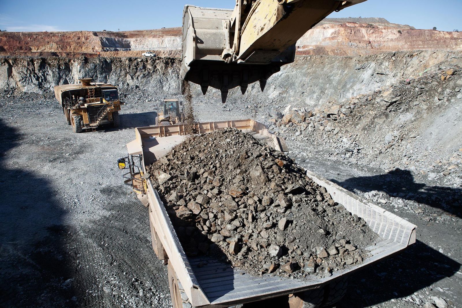 Extracción en una de las explotaciones de Atalaya en la provincia.