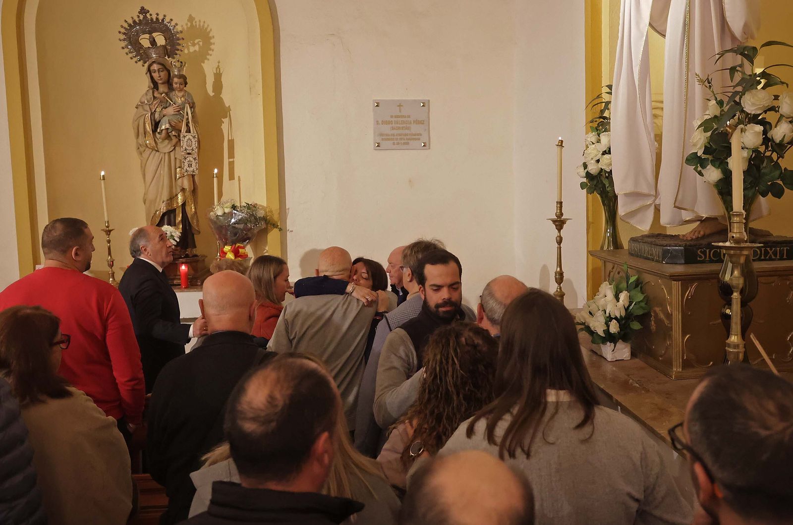 El homenaje a Diego Valencia en el primer aniversario de su asesinato a manos de Yassine Kanjaa, en imágenes