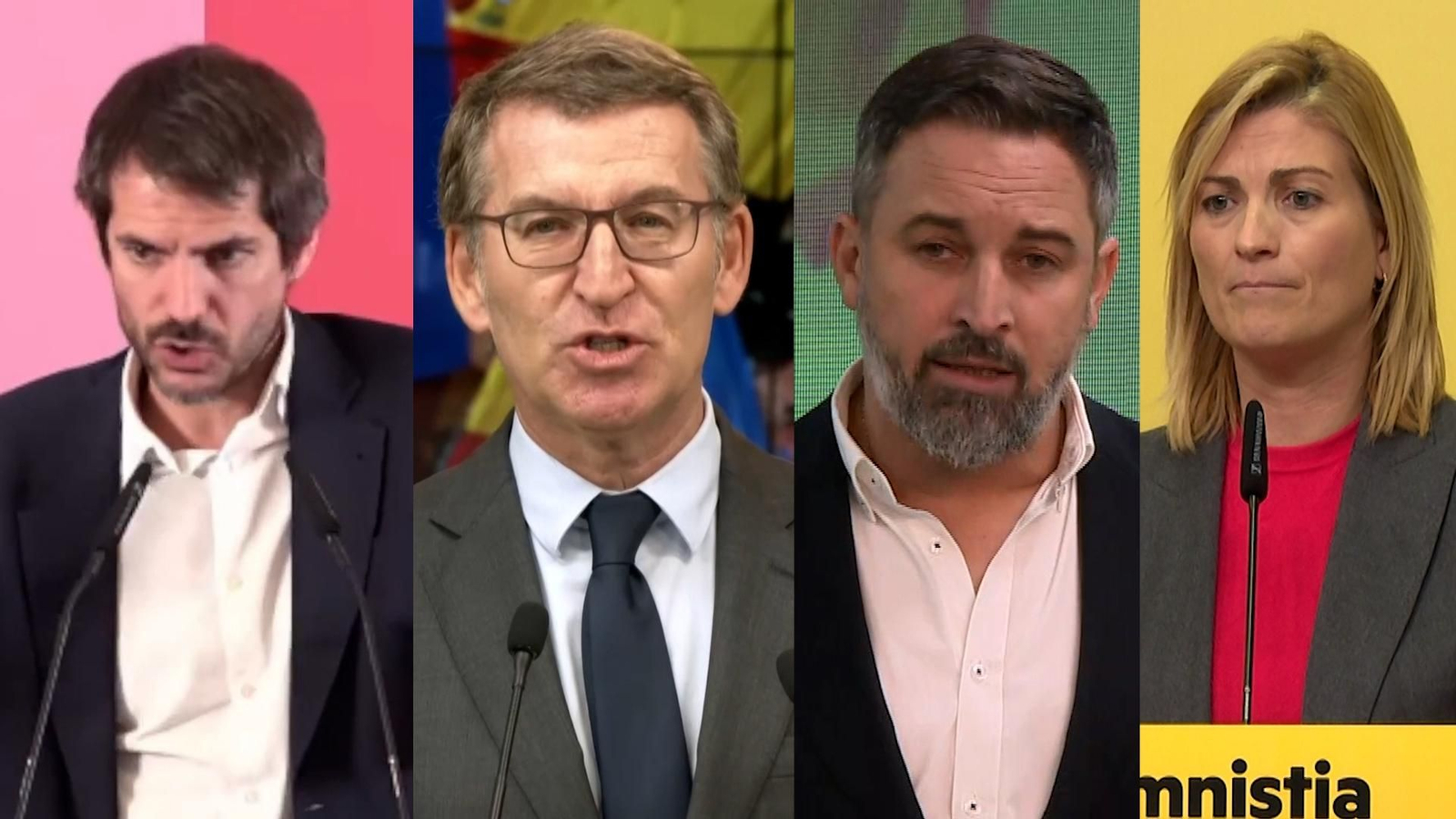 Feijóo y Abascal se movilizan contra la ley de amnistía