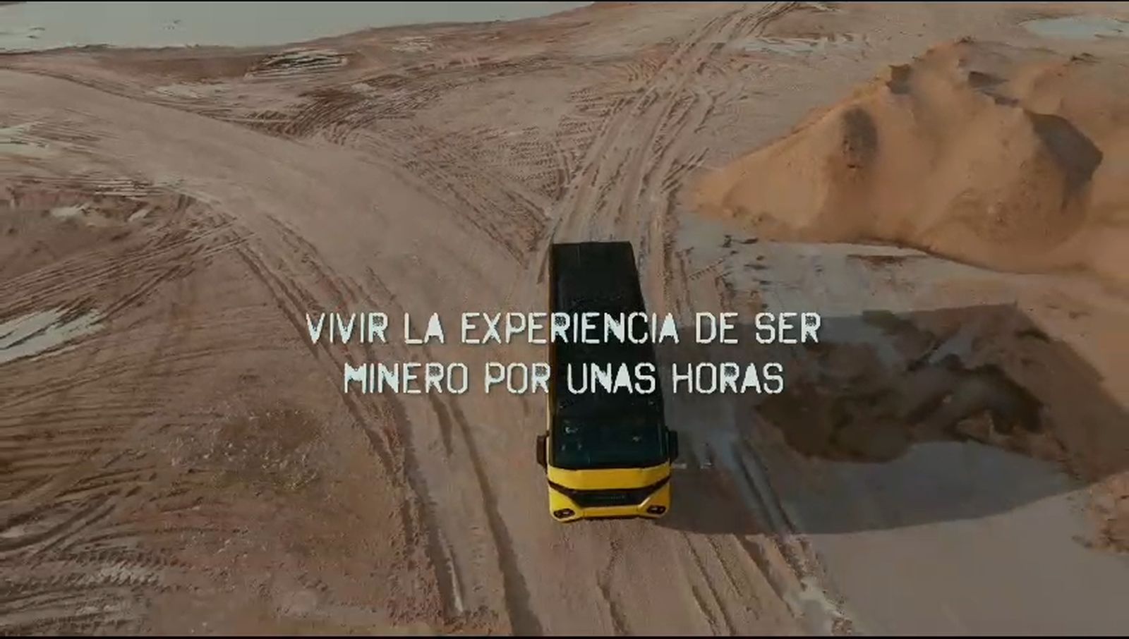 Llega a Riotinto una experiencia inédita en España : Un innovador todoterreno para 35 personas recorrerá la mina
