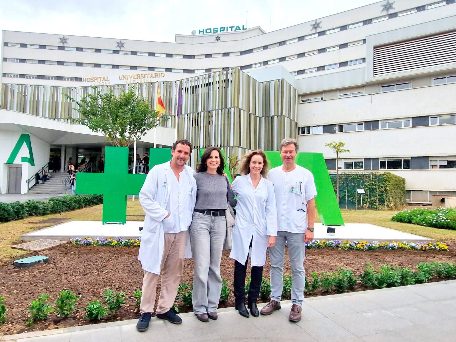 Los investigadores del Macarena implicados en el estudio.