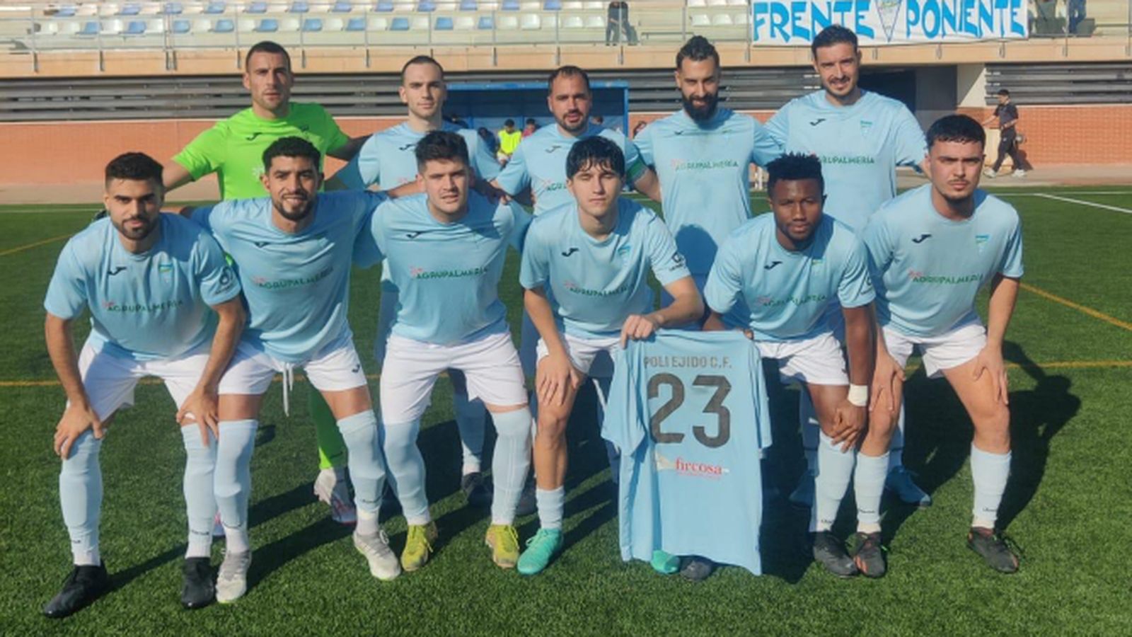 Once inicial del Poli Ejido en su duelo liguero contra el Pavía.