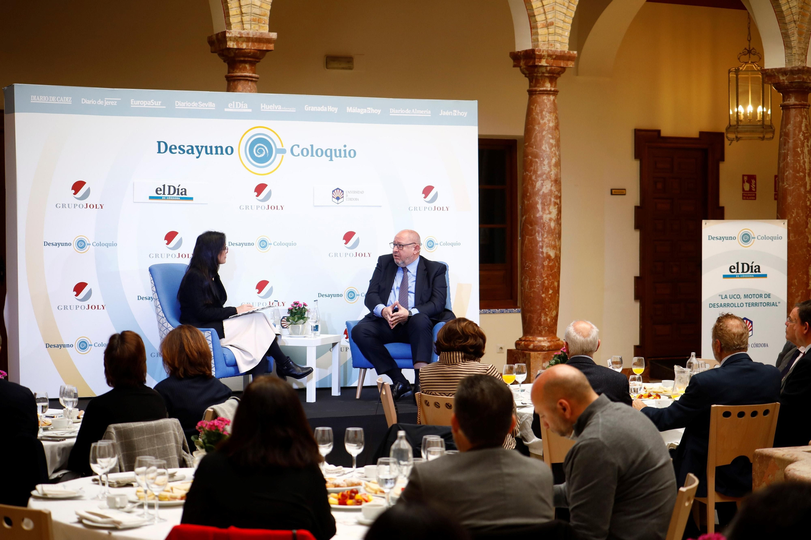 El rector de la Universidad de Córdoba, Manuel Torralbo, habla sobre los centros territoriales