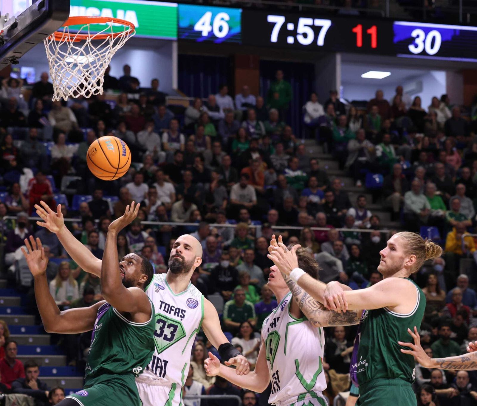 El Unicaja - Tofas Bursa, en fotos