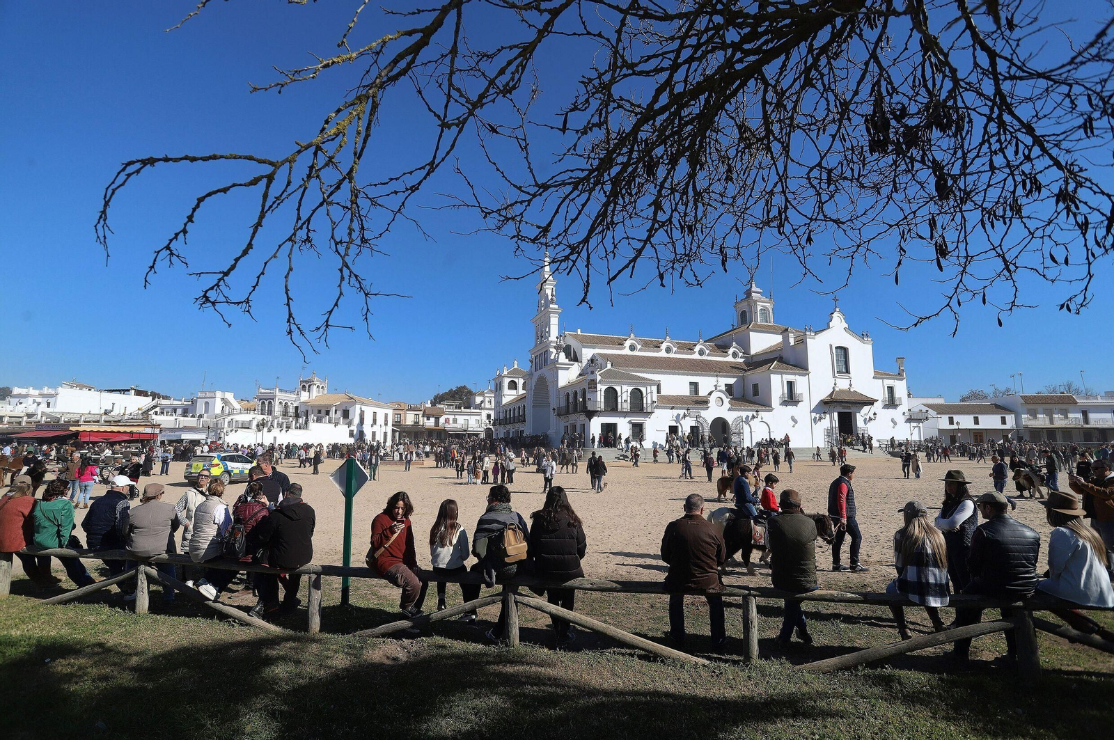 Imagen de archivo de ambiente en El Rocío.