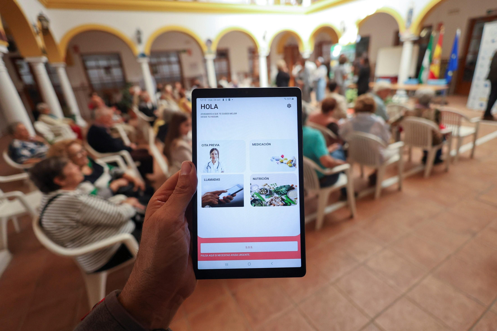 Presentación de la app Vivir en casa, que e facilita la comunicación de personas dependientes