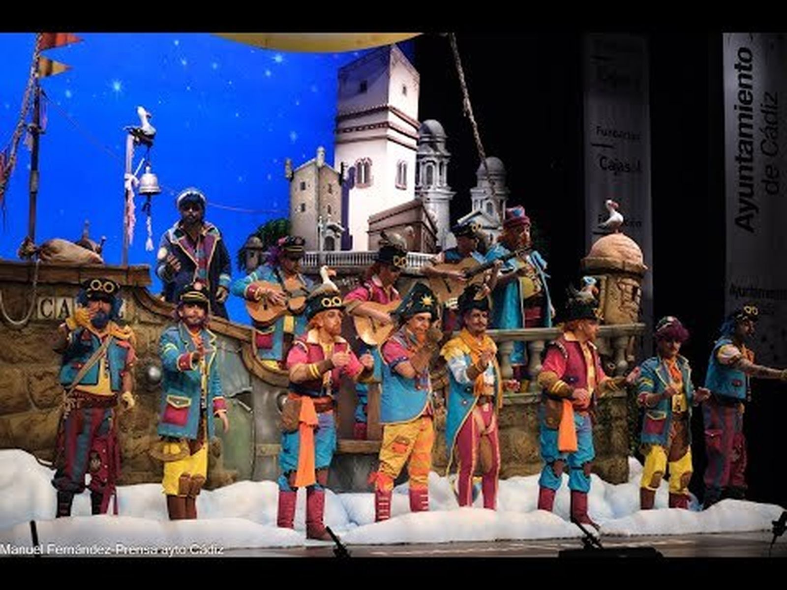 Pasodoble a Cataluña y España de la comparsa 'Los colgaos'