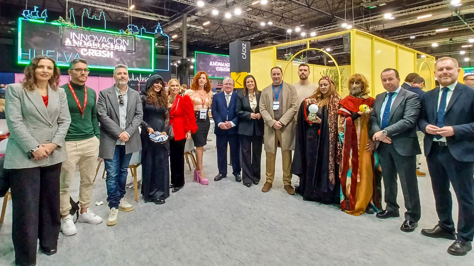 Foto realizada tras la presentación de la propuesta del Ayuntamiento de San Fernando en Fitur 2024.