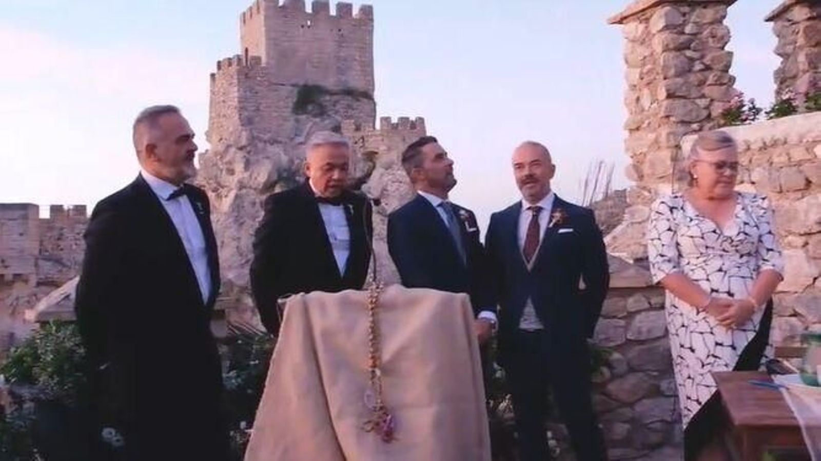 Un momento del enlace del alcalde de Zuheros