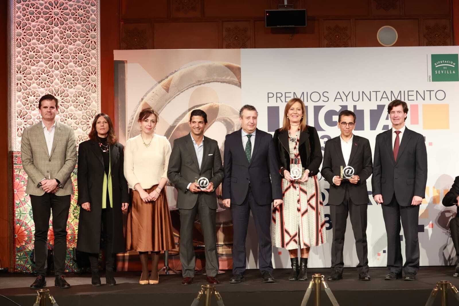 La Diputación de Sevilla entregó los Premios ‘Ayuntamiento Digital’ y ‘Empresa E-Government’