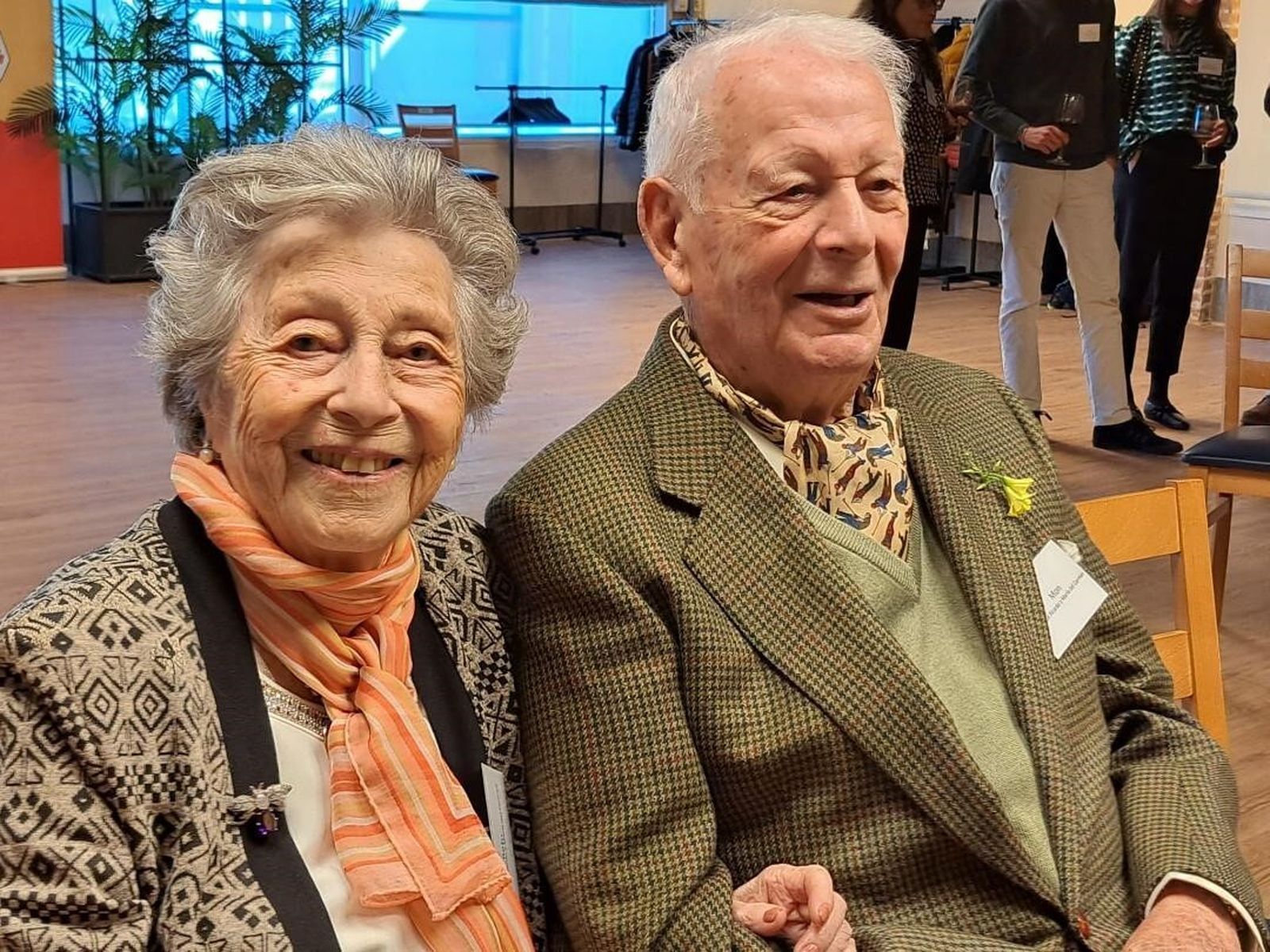 Refu Grosso Mayol y José Ramón de Sobrino, durante la celebración.