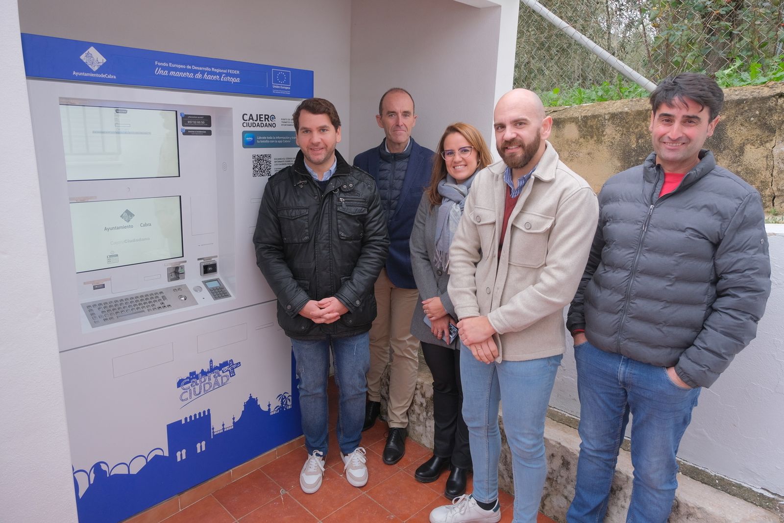 Cajero ciudadano instalado en Gaena (Cabra).