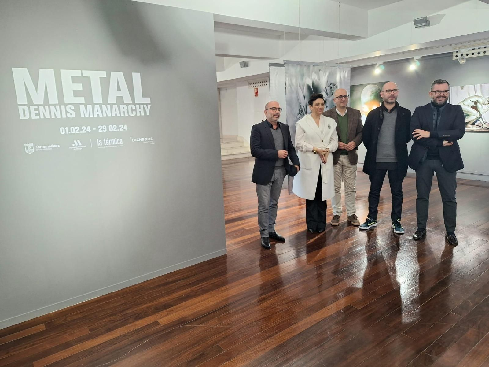 El acto de inauguración de la muestra.