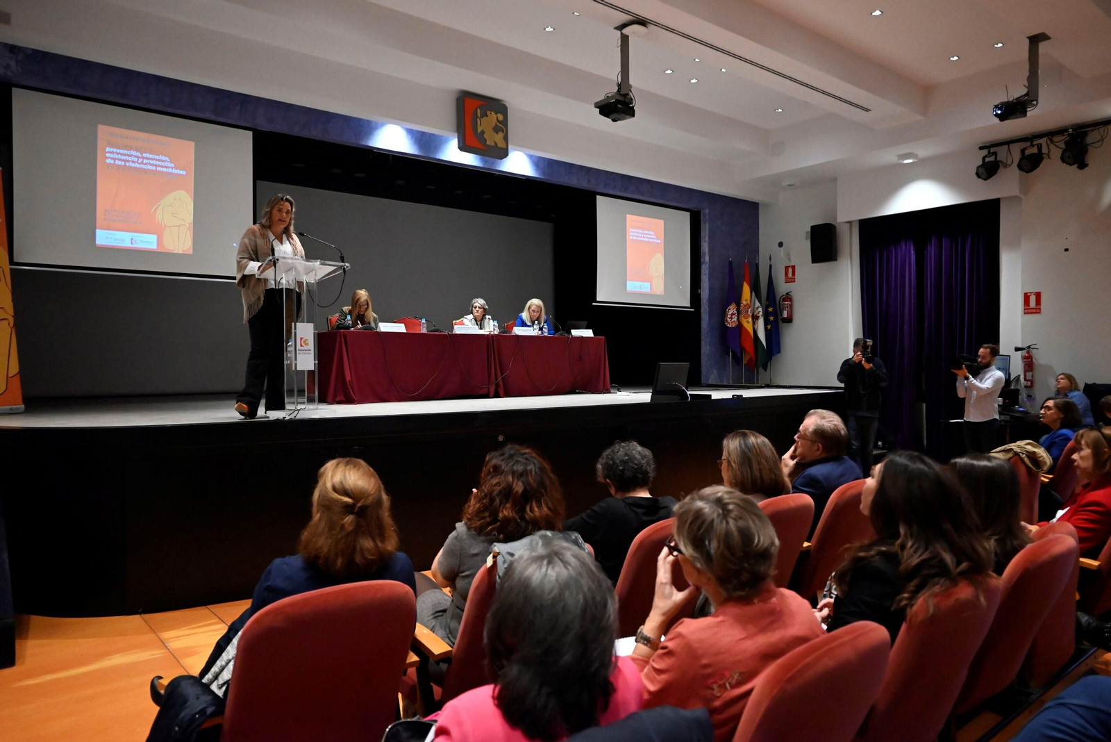Desarrollo de las jornadas en la sede de la Diputación Provincial.