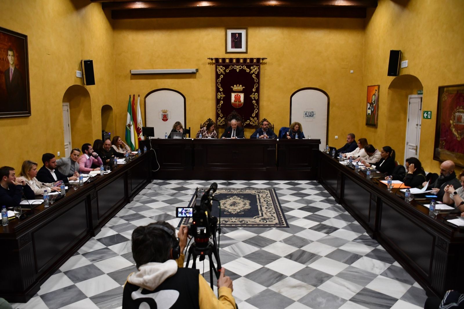 El Pleno de San Roque celebrado este jueves.