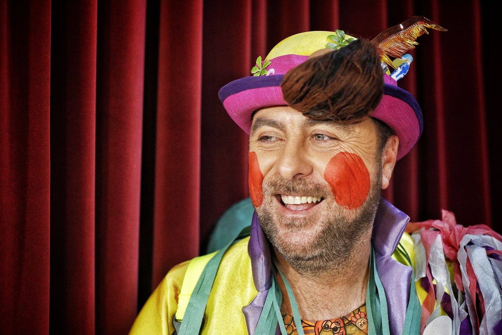 Julio Álvarez en los camerinos del Teatro Falla