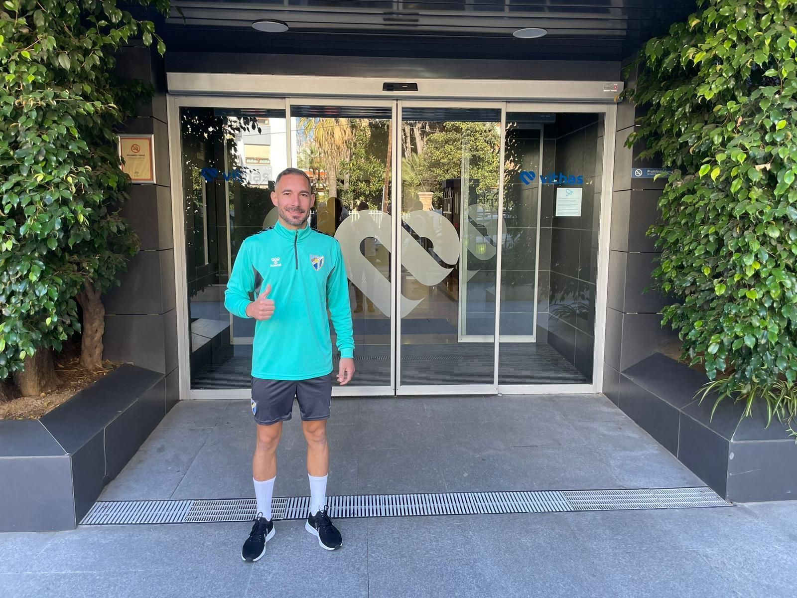 David Ferreiro pasa el reconocimiento médico.