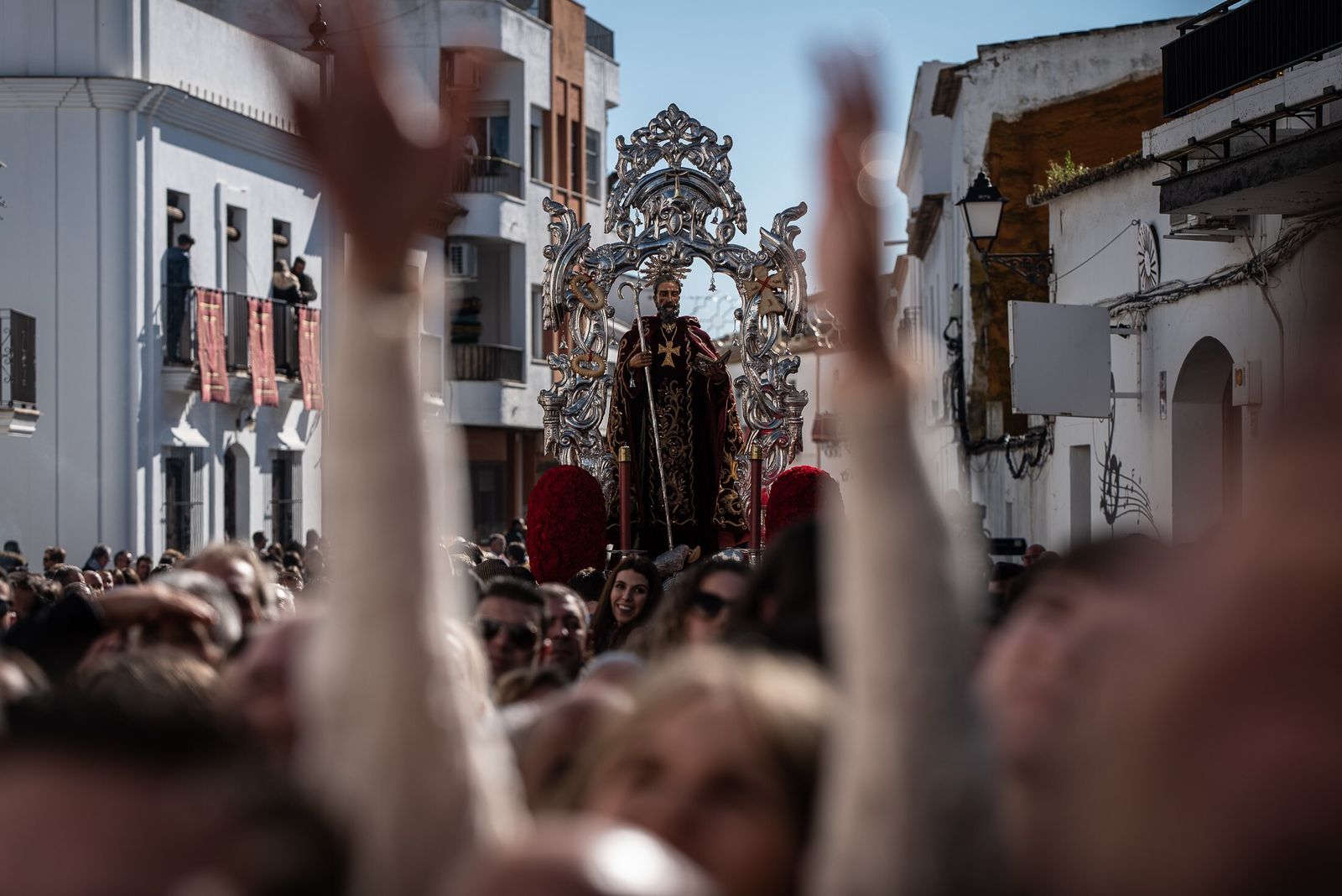 Trigueros se prepara para la salida de su Patrón y sus tradicionales "tiradas"