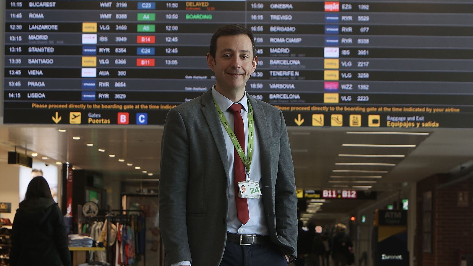 Sergio Millanes, director del Aeropuerto de Sevilla