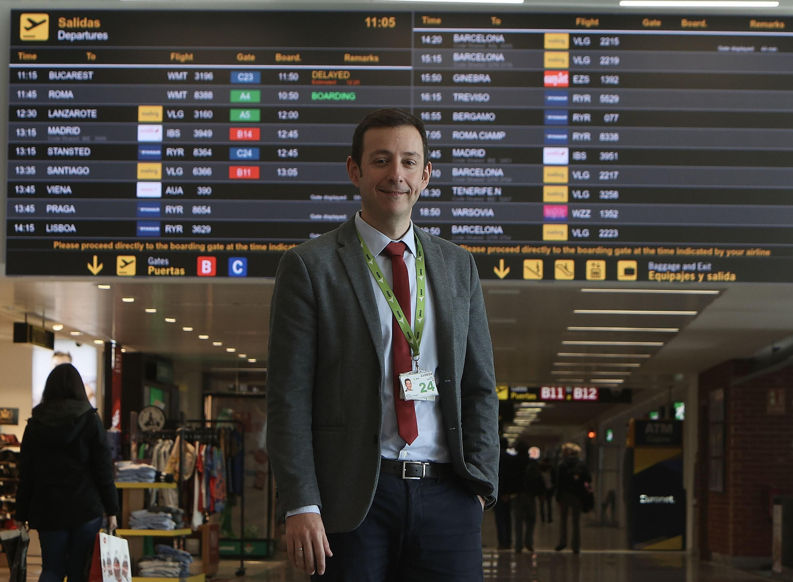 Sergio Millanes, director del Aeropuerto de Sevilla