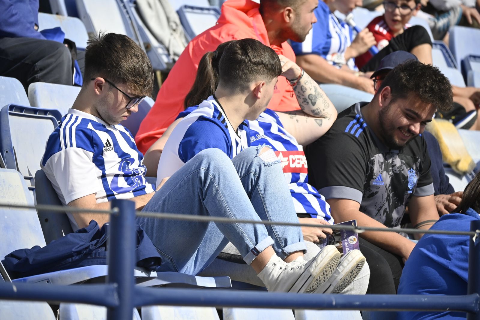 Imágenes de ambiente del partido Recre - Melilla