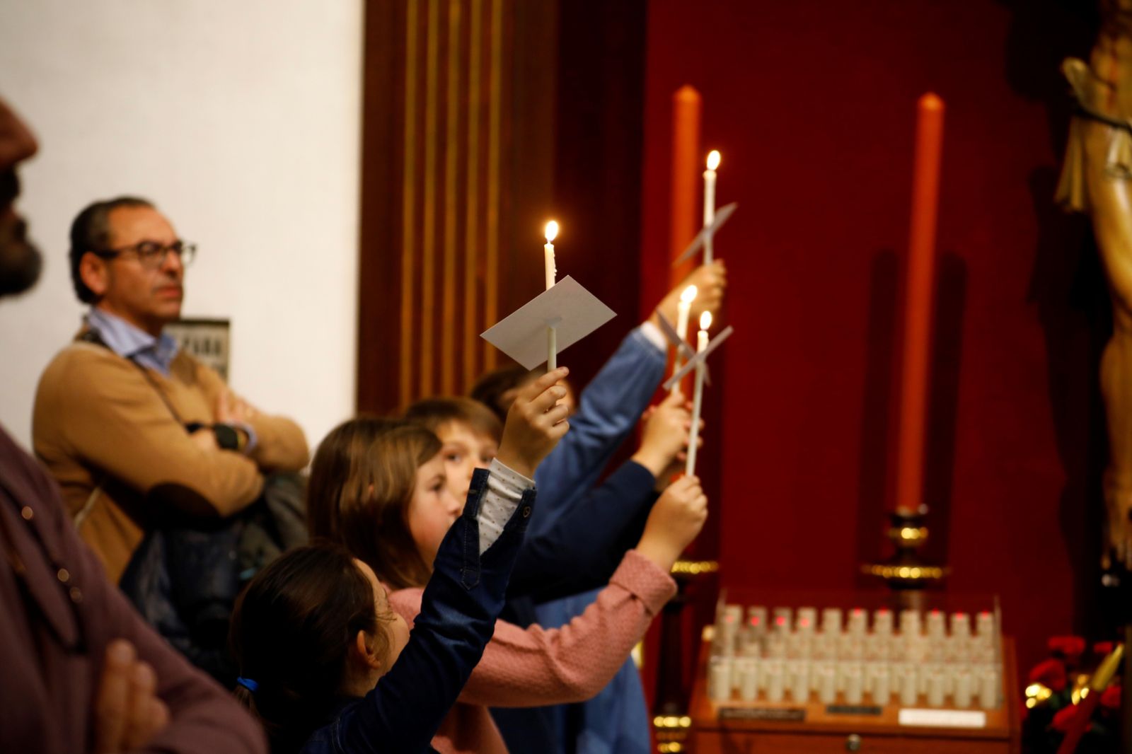 Las imágenes de la presentación de los niños a la Virgen de los Dolores de Córdoba