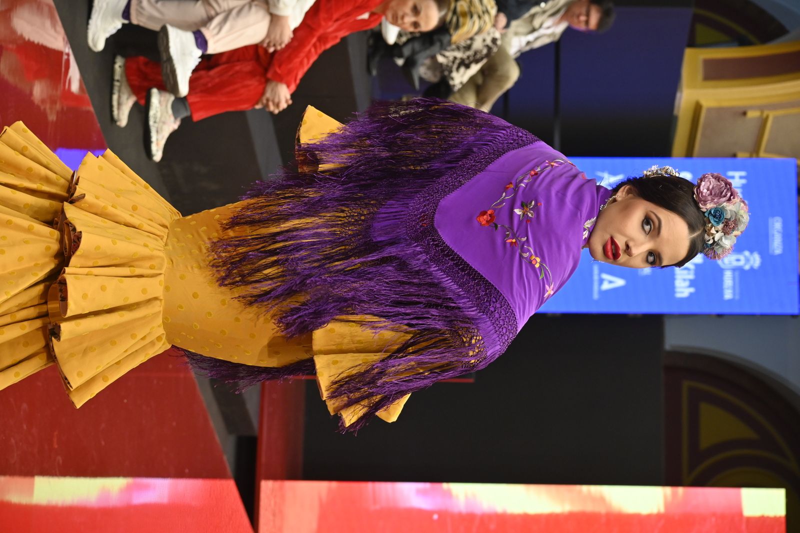 Imágenes del segundo día  de pasarela Huelva Flamenca